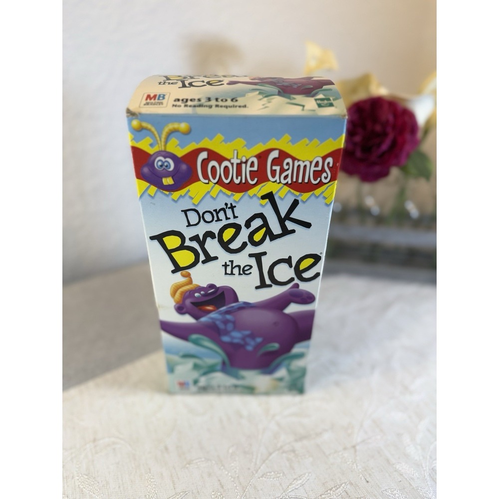 Vintage 1999 Hasbro Don't Break the Ice game Cootie Games w/red character.